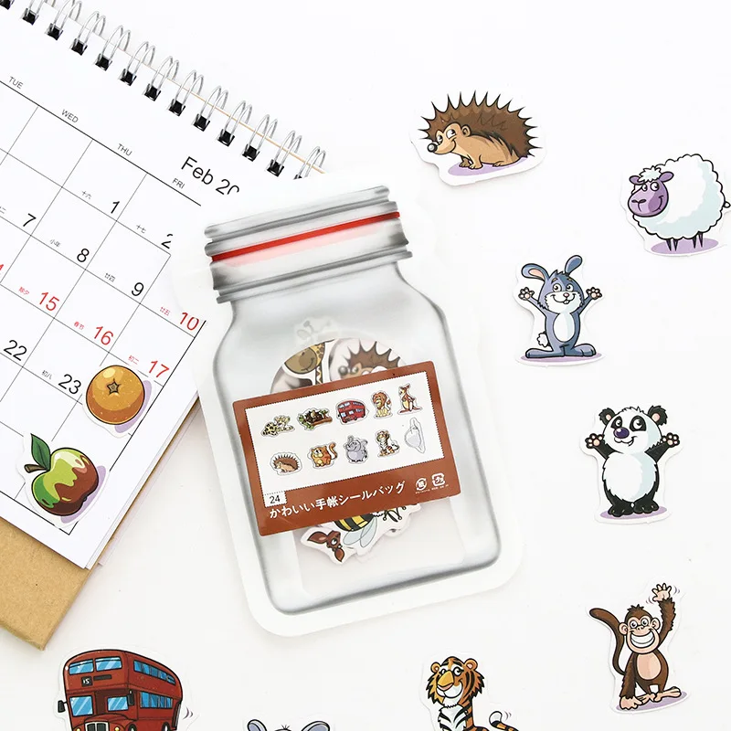 

Cute Food Cat Decorative Stickers Scrapbooking Bullet Journal Stickers Kawaii Handmade Diary Japanese Stationery Sticker Set