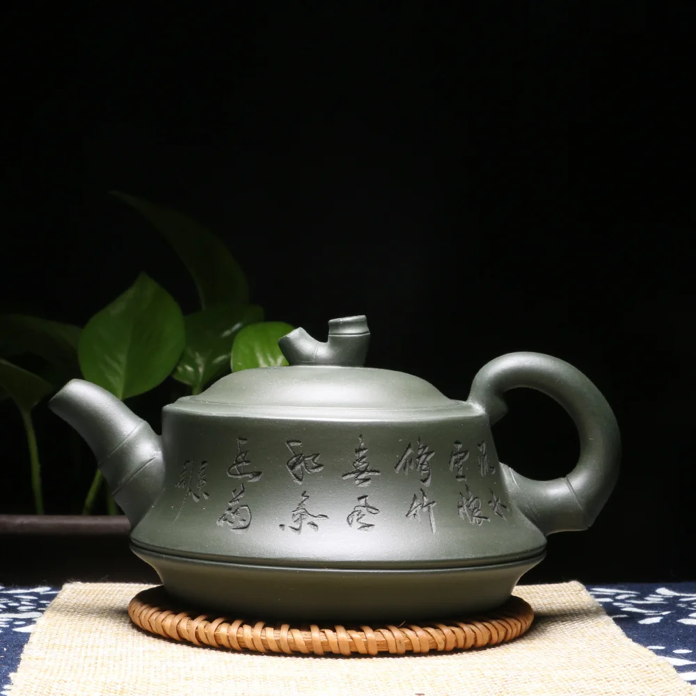 

- 0018 yixing are recommended in fujian bamboo period of run of mine ore chlorite by pure manual teapot kung fu tea set