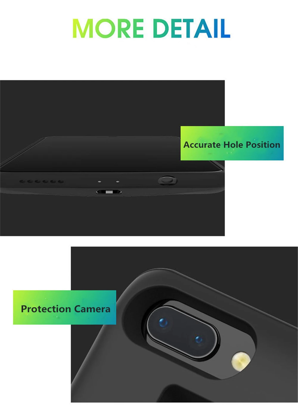 Kqjys 6800mah Case de Carregamento da Bateria Externa para Oppo A7x Case da Bateria Banco de Potência Portátil Carregador de Bateria Cases para Oppo A7x Estojos p/ carregador de bateria 10 High Quality Telefonia e Comunicação