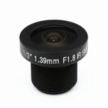 HD 5mp 1,39 мм объектив камеры видеонаблюдения 1/" Широкий формат M12 F1.8 ИК доска объектив «рыбий глаз» для 720 P/1080 P IP CCD Камера
