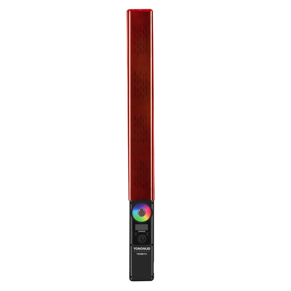  YONGNUO YN360 III YN360III Handheld Ice Stick LED Video Light Touch Adjusting Bi-colo 3200k to 5500 - 33044636165