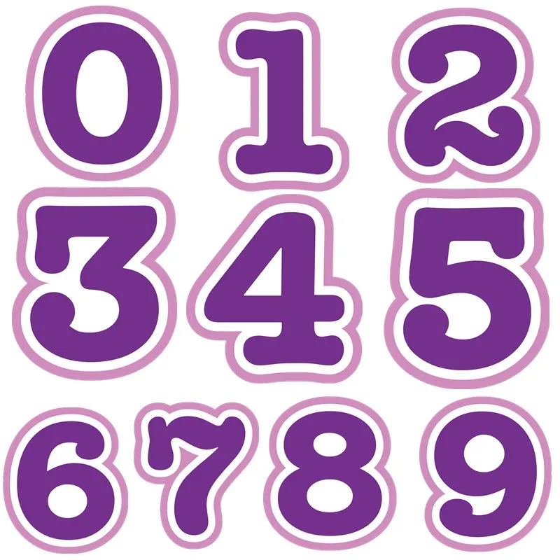 

Huge 0-9 Numbers Metal Cutting Dies And Plastic Stencils for DIY Scrapbooking Embossing Decoration Card Crafts Die Cut 2019