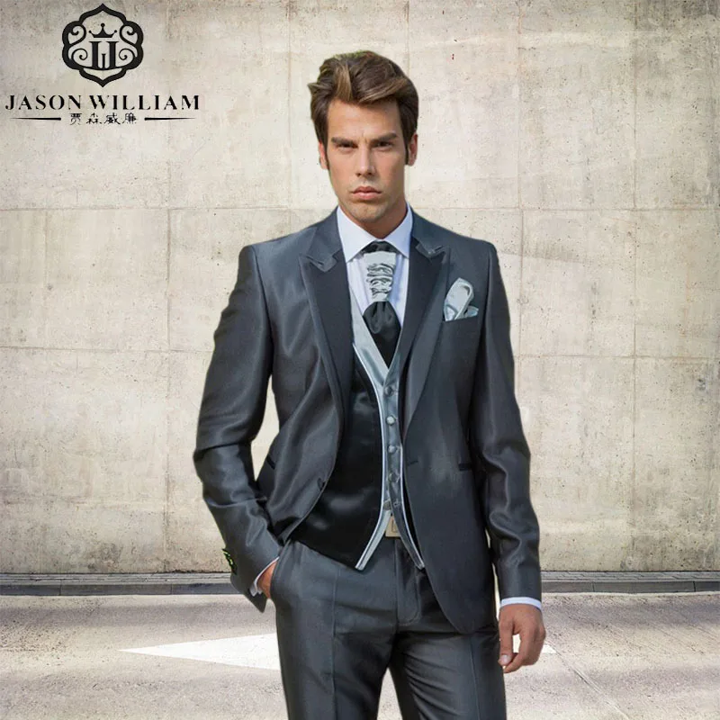 LN115 New Design Fashion font b Men b font font b Suits b font Groom font
