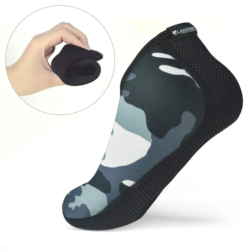 LayaTone носки для дайвинга мужские 2 мм неопреновые камуфляжные ботинки для Гидрокостюма обувь для плавания подводная вода подводная охота подводное плавание носки для дайвинга