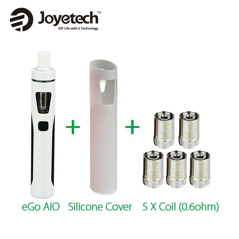 Electronic Cigarette Joyetech eGo AIO 1500mAh All In one Kit 2ml 0.6ohm Vaporizer with AIO Silicone Case Cover 100% Original Electronic Cigarette Joyetech eGo AIO 1500mAh All In one Kit 2ml 0.6ohm Vaporizer with AIO Silicone Case Cover 100% Original