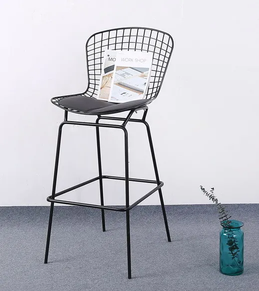 70 cm altezza del sedile design moderno cromato o nero bertoia ... Altezza sgabello bar