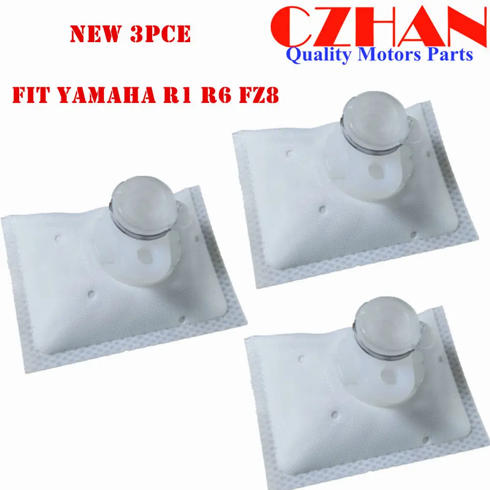 

(3PCE) FREE SHIPPING !YZF-R6 YZF-R1 STRAINER for 2003-2016 YAMAHA R1 R6 R6S R6R FZ8 FUEL PUMP FILTER