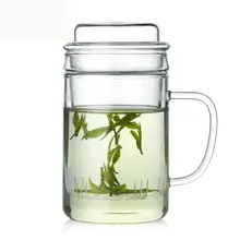 Горячая кружка "Джентльмен" с крышкой стекло Прозрачный термостойкий офисный фильтр для чайной чашки украшения дома аксессуары