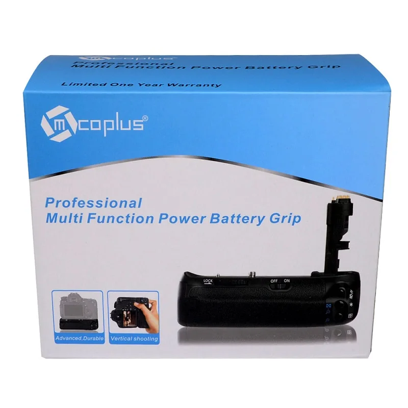Вертикальный держатель Mcoplus для батарей Canon EOS 550d 600d 650d 700d T5i T4i T3i T2i как и камера Meike