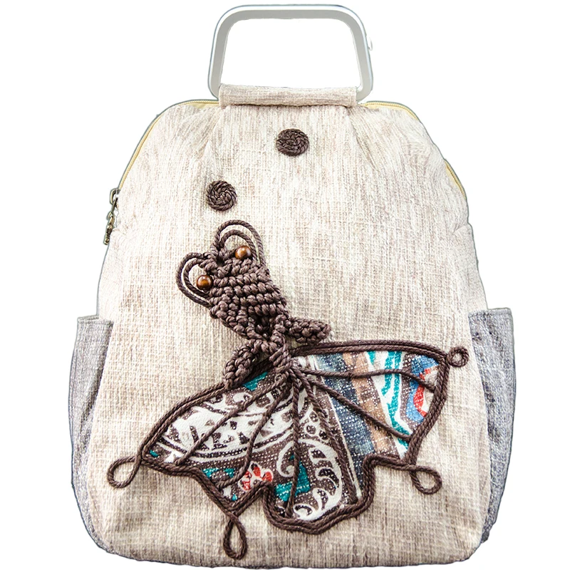 

Chinese national style embroidered female package with wax thread weaving pattern , travel bag, women bag