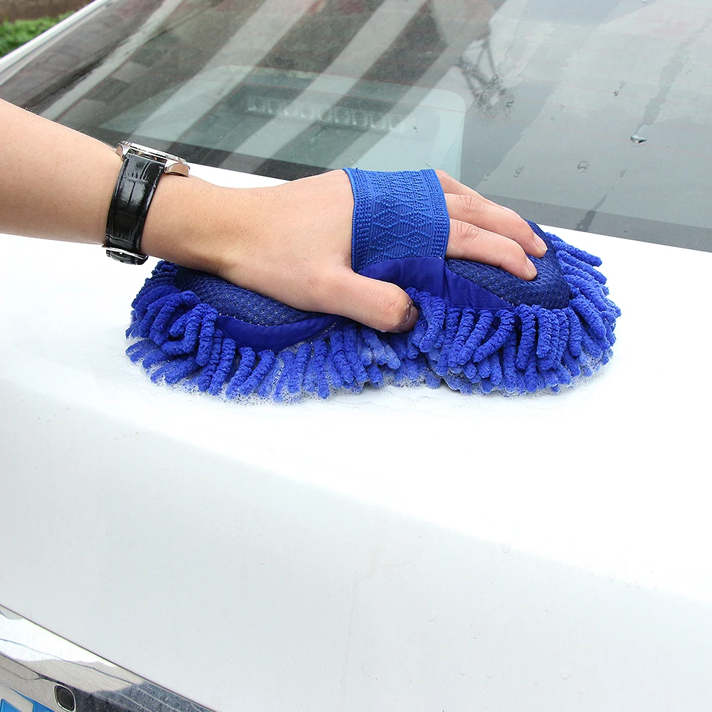 Car Wash Gloves Car Cleaning Sponge Car Window Cleaning Ultrafine Fiber