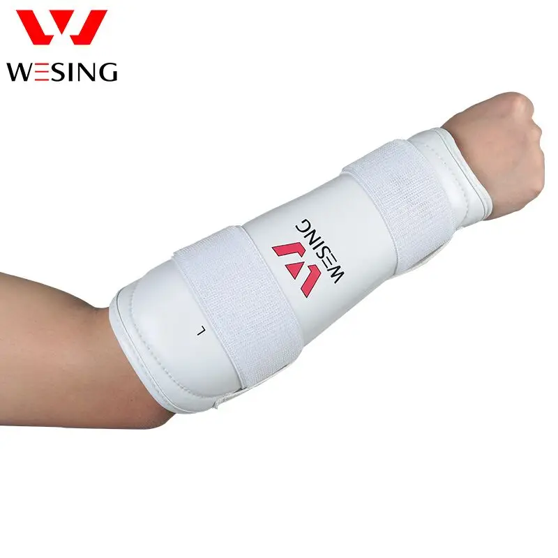 wesing karate arm guard for professional athletes training forearm size