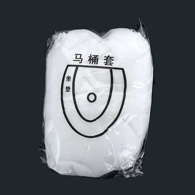 1pc Eco-friendly Travel Hotel Mall Disposable Toilet Seat Cover Mat Toilet Paper Pad Hygienic Bathroom Accessories