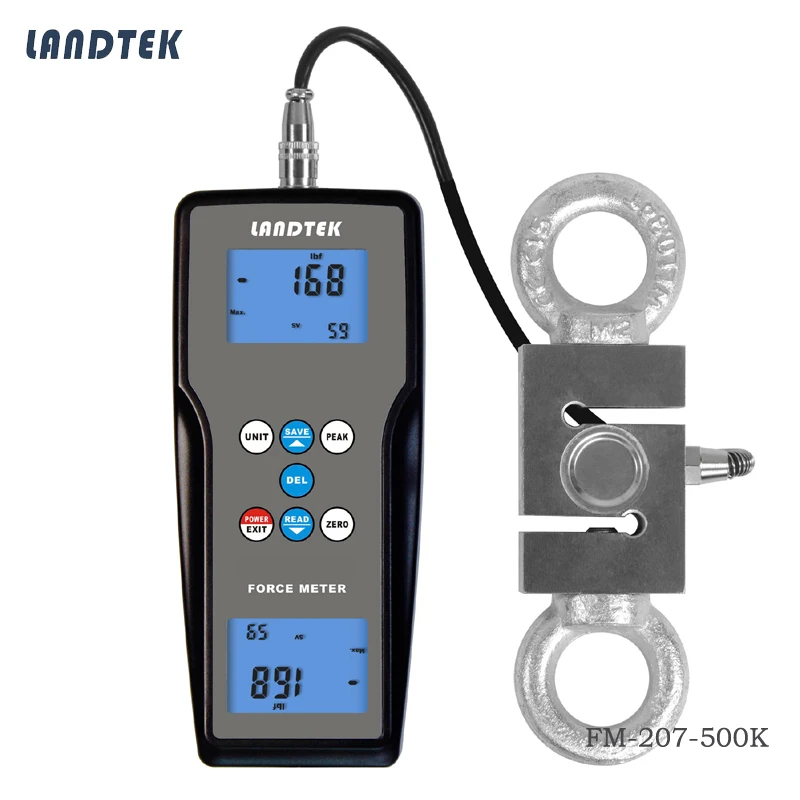 

FM-207-500K Measuring Tools Protable Economical Digital Push Pull 4900N /500kg /1100Lb