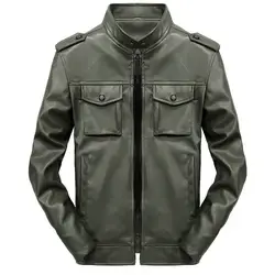 LASPERAL искусственная кожа куртки мужские осень ветровка пальто мода карманы для мужчин s хип хоп Мотоциклы pu кожаная куртка плюс размеры