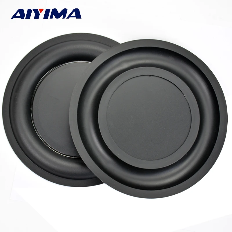 US $10.39 AIYIMA 2Pcs 6.5Inch Strengthen Bass Vibration Plate Membrane Passive Radiator Vibrating Diaphragm Speaker Bass Radiator