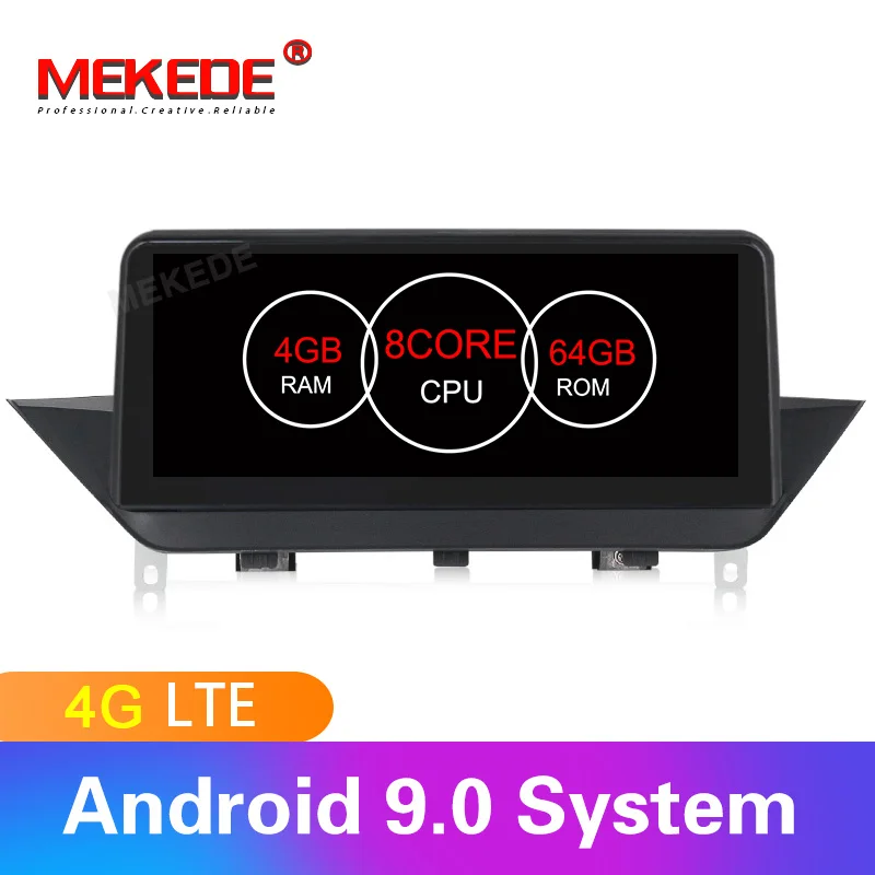 Clearance Android 9.0 car radio multimedia player for BMW X1 E84 2009-2015 with 8cores 4GB RAM 64GB ROM 4G SIM LTE wifi BT IPS screen 0