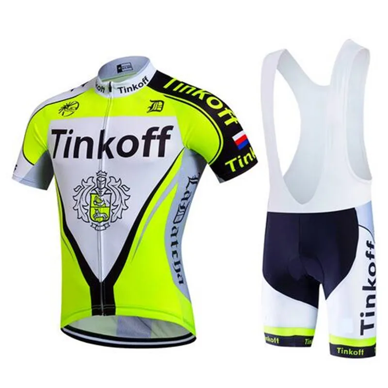 

Polyester short sleeve tights/quick drying Pro Team in 2017 summer clothes cycle bank Tinkoff Saxo Roupa bicycle d01 #