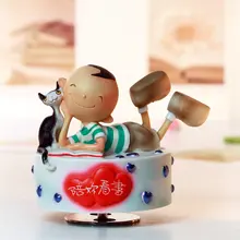 Сопроводите вас, чтобы прочитать книга на музыкальная шкатулка вращающаяся музыкальная копилка подарок на день рождения для детей