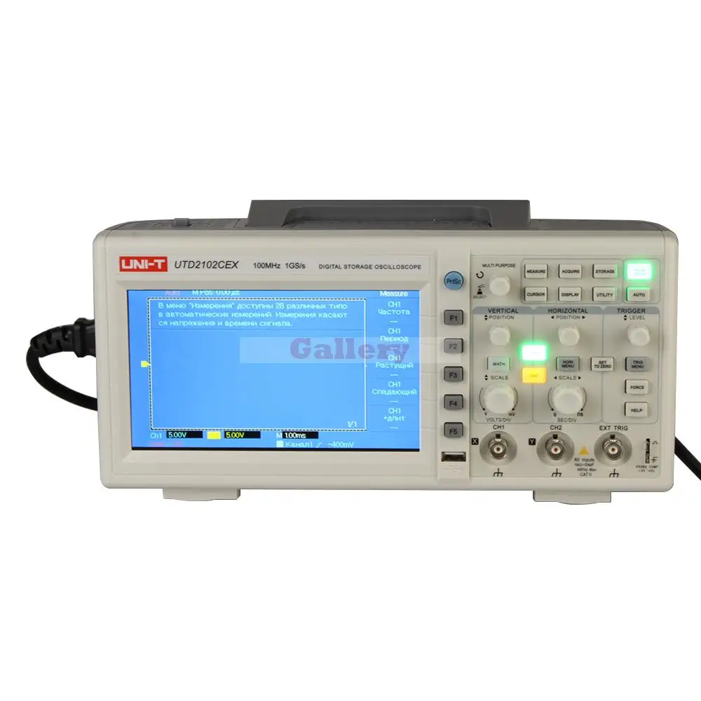 

Usb Digital Storage Oscilloscopes Dso 100mhz 1gs S Dual Channels 7 Tft Lcd Scopemeter W Usb Otg Interface