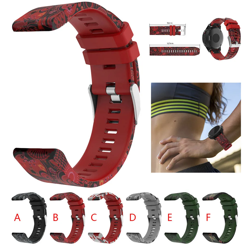 

2019 Smart Accessories wrist strap new For Garmin Fenix 5s Watch Replacement Silica gel Quick Install Soft Band #SYS