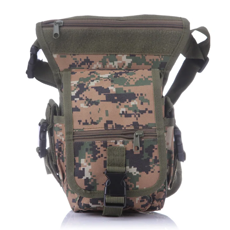 Мужская камуфляжная Водонепроницаемая поясная сумка для ног на открытом воздухе, сумка-мессенджер с ремнем, военная походная армейская тактическая сумка - Цвет: 4C