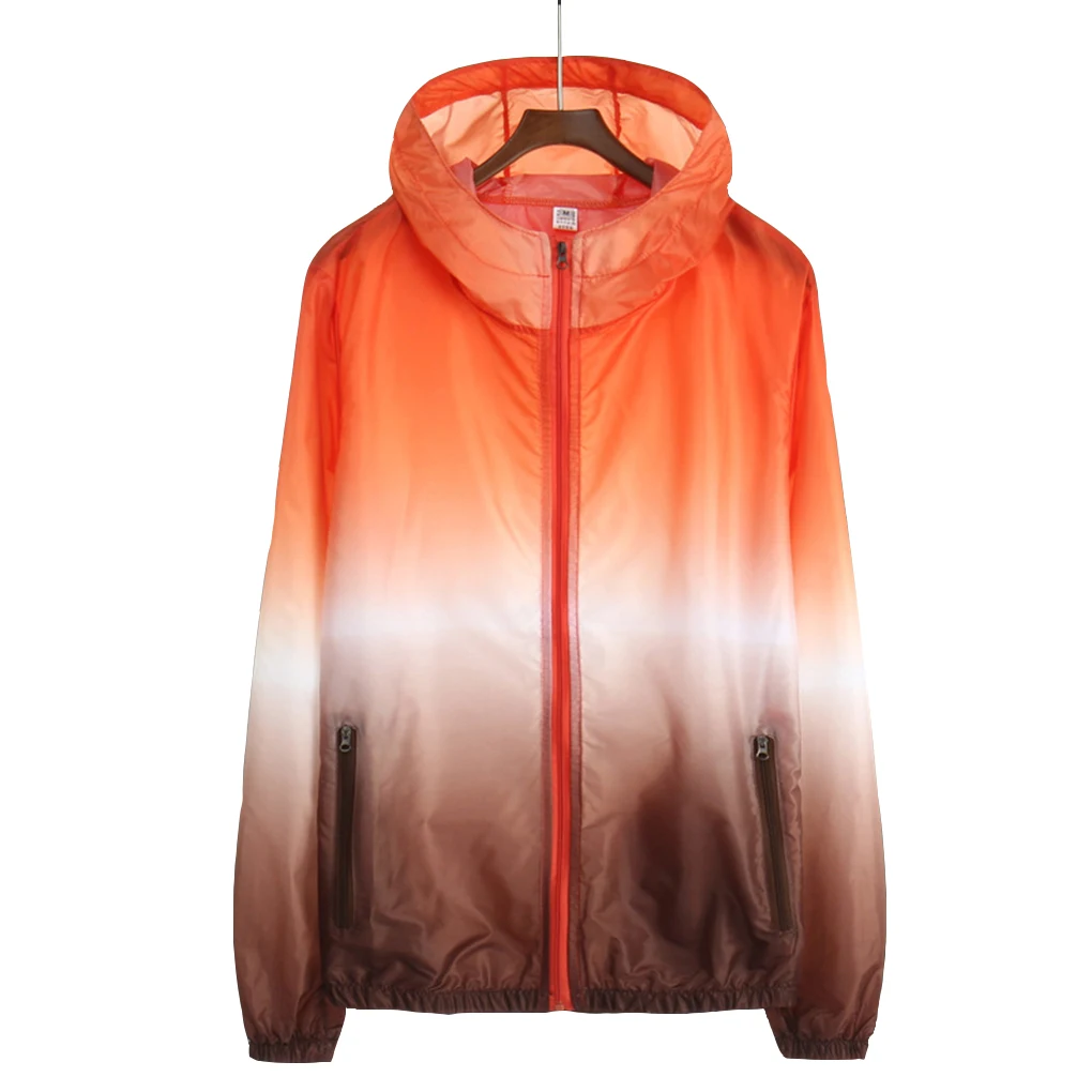 Woman Man Outdoor Clothes Hoodie Wind Skin Coat Sports Sun Proof