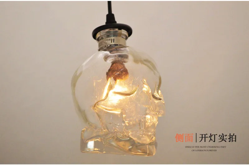 Лофт ретро скелет люстра огни Бар стекло бутылка вина Hanglamp Кофейня люстра Лофт Декор Suspendu E27 приспособление