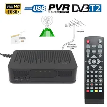 Мини Размеры DVB-T2 dvb-t FTA HD цифрового сигнала ТВ тюнер ресивера конвертер 1080 P ТВ телеприставке HDMI usb pvr воспроизведения
