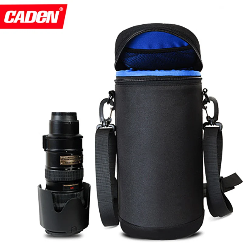 CADEN Nylon Functional Lens Bags DSLR Camera Lenses Pouch Bag High