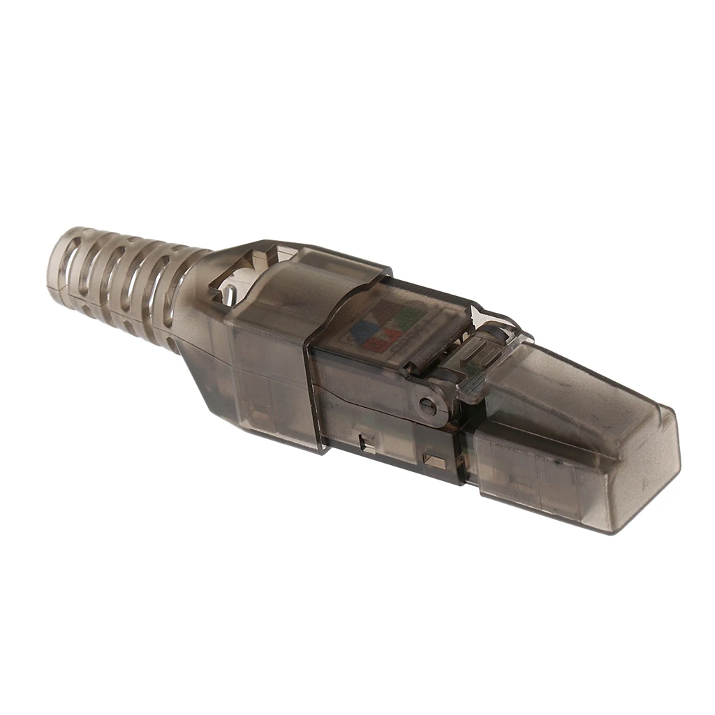 

CAT6A RJ45 Network Connector Modular Plugs Connectors Ethernet Network Cable Connector Plugs For CAT6A RJ45