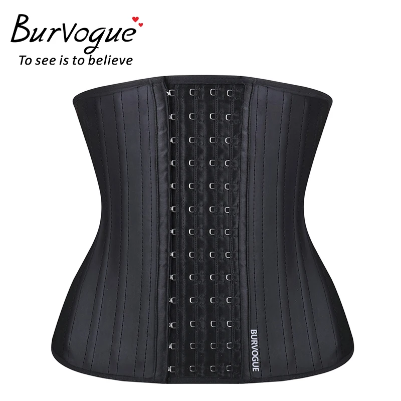 Латексный тренировочный корсет для талии Burvogue 25 со стальными косточками Женский