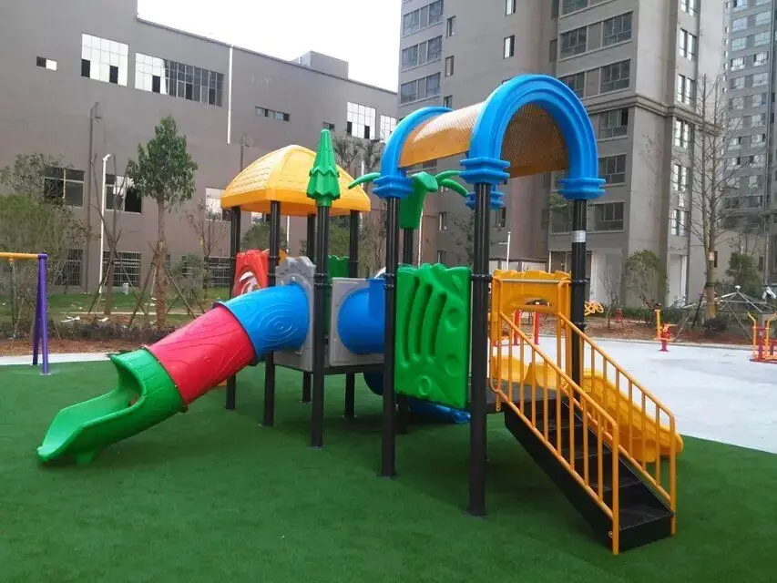 US $2.800.00 Residential Area Children Playground Equipment CE Certified Kids Outdoor Play Slide Direct Factory HZ5927