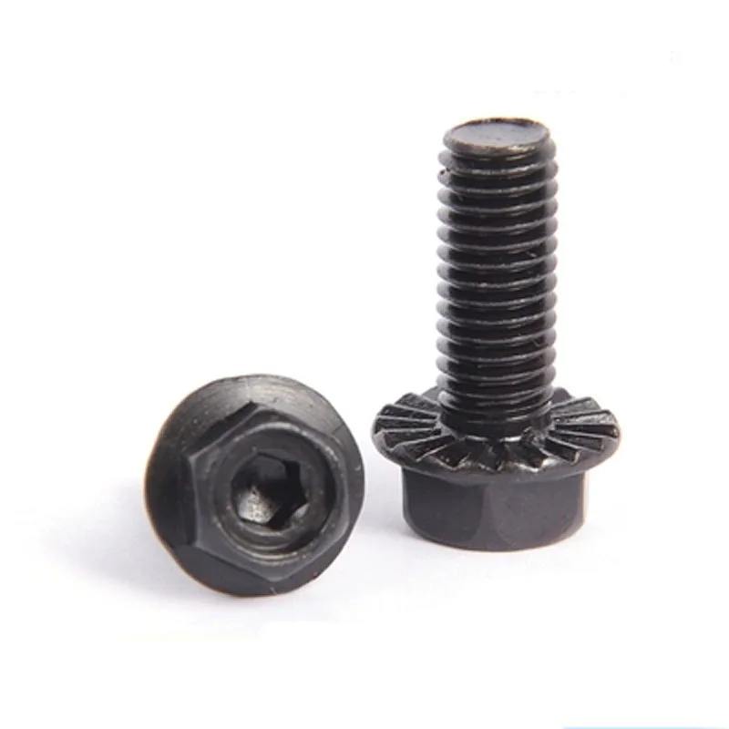 M6 hexagon Screw Inside Outside Double Hex socket Screws with pad Non