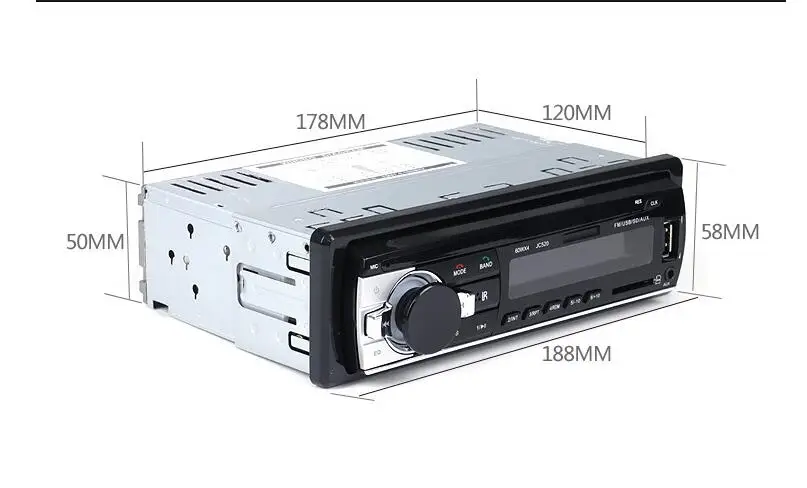 Многофункциональное автомобильное радио 12 В 24 В, bluetooth, автомобильное радио, bluetooth, автомобильный аудио плеер, Авторадио, радио, aux, usb, HANDFREE