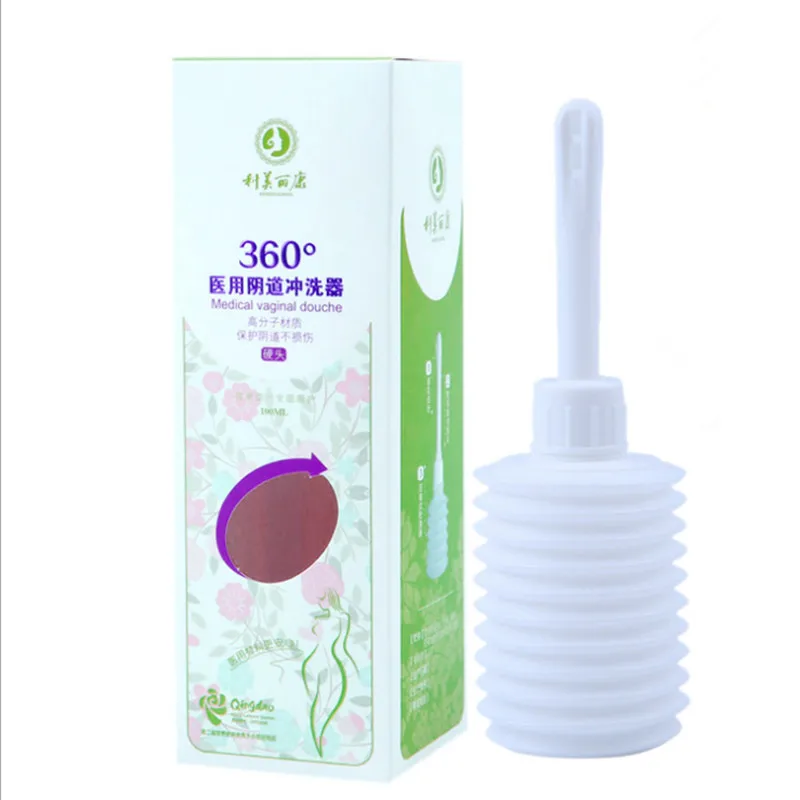 2Pcs Medical disposable vaginal douche women daily vaginal cleansing care polypropylene bottle