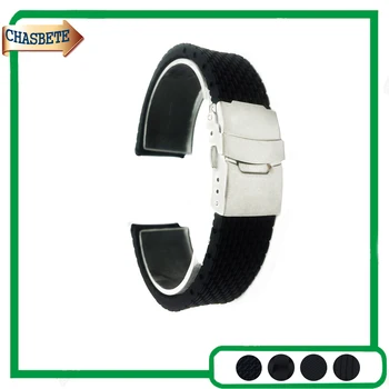 

Silicone Rubber Watch Band for Timex Weekender Expedion 18mm 20mm 22mm Men Women Resin Strap Belt Wrist Loop Bracelet Black