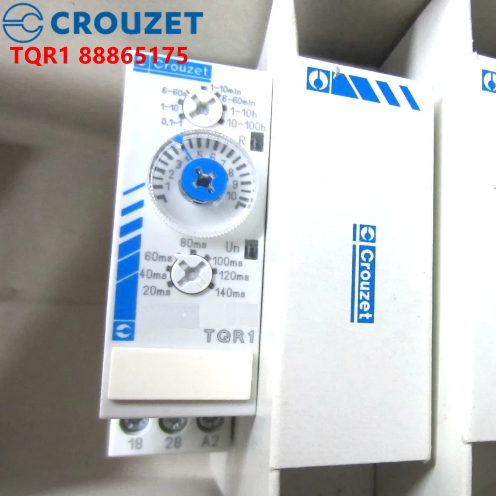 

CROUZET TIME RELAY TQR1 88865175 24VDC 24-240VAC Brand new and original relay