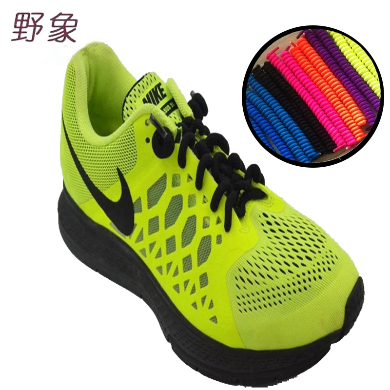 

wholesale 12 pairs no tie shoelaces elastic spiral lazy shoelace nylon shoe laces solid man women sneakers practical sport laces