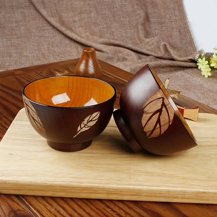 Natural Jujube Wooden Bowls for Kids Small Unbreakable Heat Resistant Mini Wood Rice Soup Feeding Bowl Food Safety Wooden Utensil (9)