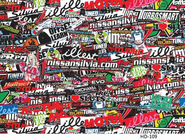 sticker bomb sheet jdm euro drift car stickers vinyl wrap film with sticker bomb vinyl sheet
