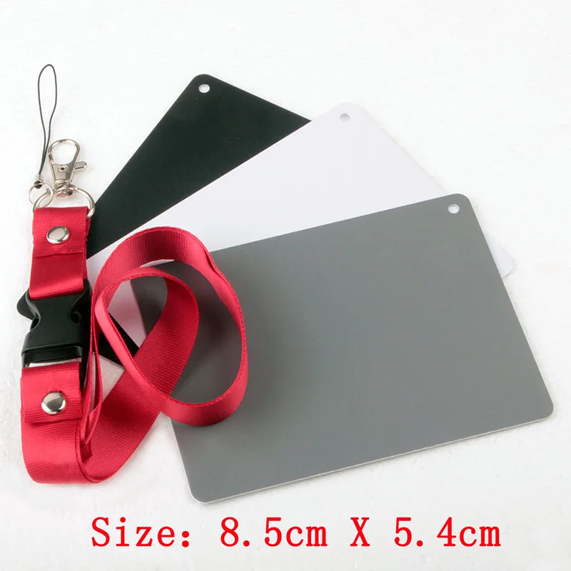 3 color White balance card 5