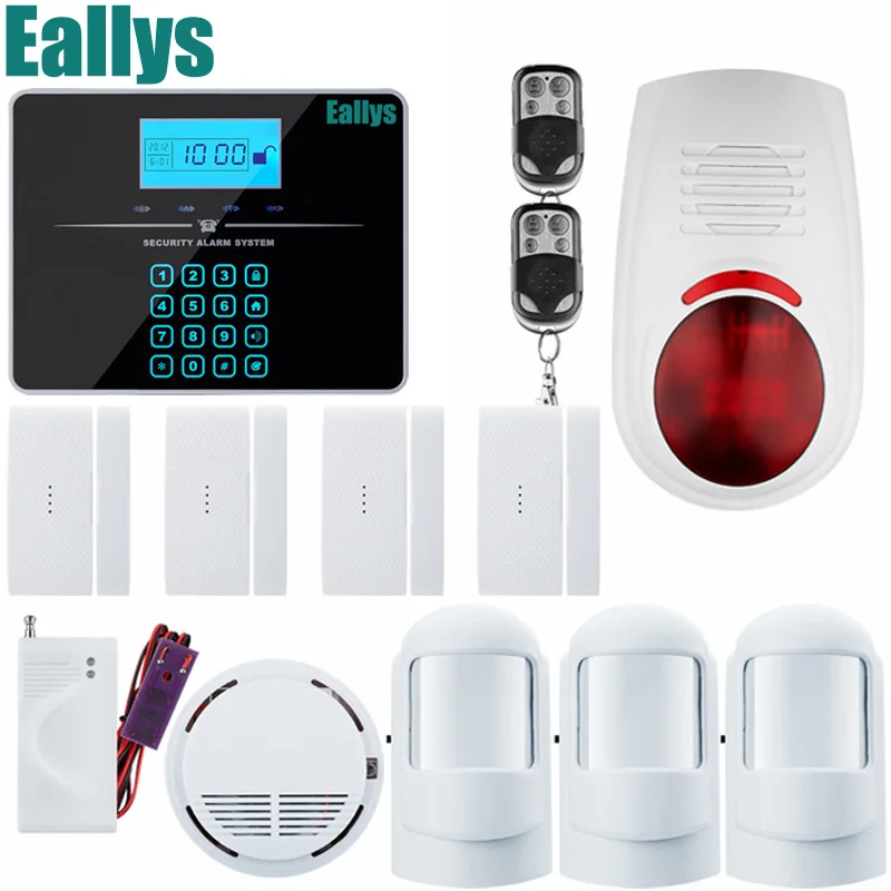 Touch LCD Wireless GSM Alarm Keypad Security Alarm System With Pir