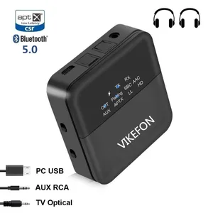 Image 1 - Bluetooth 5.0 nadajnik i odbiornik Audio i automatyczne na Adapter do TV/samochód SPDIF/3.5mm i ekran wyświetlacza aptX HD, aptX LL, krótki czas oczekiwania