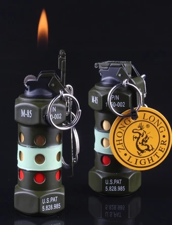XLL 10 шт./лот 4 модель M 85 зеленый военный зажигалки с брелком