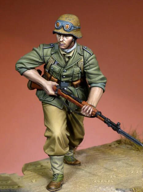 1/24 шкала resin смола фигура Afrikakorps, Tunisia GK фигура