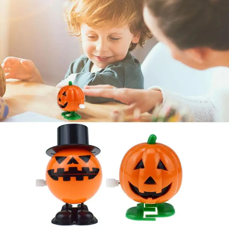 

Halloween Gift Clockwork Jumping Pumpkin Educational Toy Wind-Up Toys Supplies