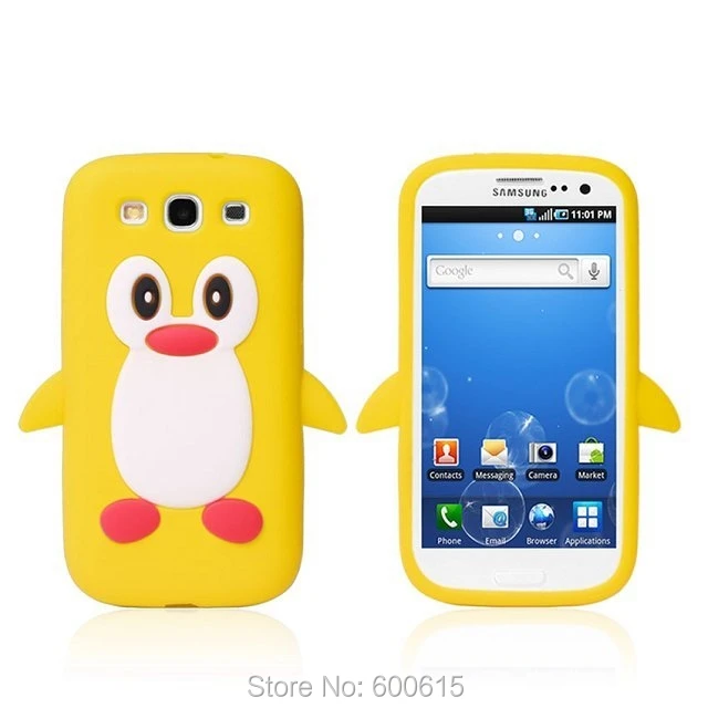Samsung galaxy s3 i9300 penguin silicone case (11)