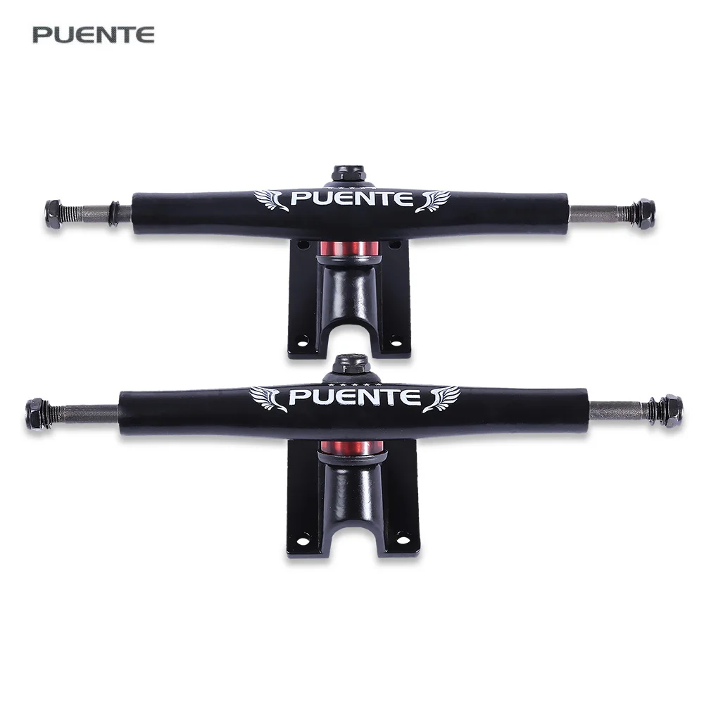 

PUENTE New 2pcs Generic 7 inch Skateboard Truck Accessory for Mini Cruiser Skateboard Longboard