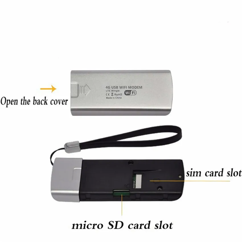 TIANJIE 4G WiFi модем USB dongle 3g 4G Роутер разблокированная карманная Сеть Горячая точка WiFi роутеры беспроводной модем со слотом для sim-карты